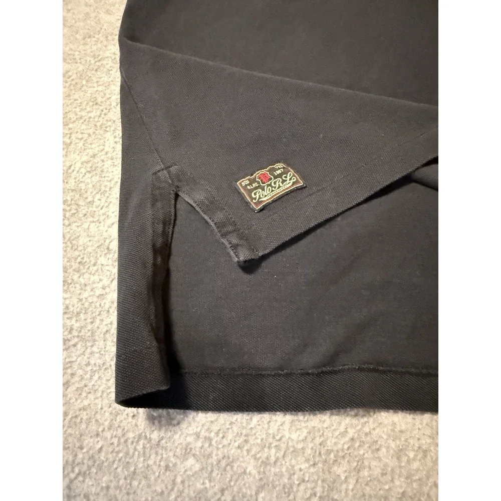Polo Ralph Lauren Shirt Mens Size 2XL Black Brooklyn Althletic Club #5 Rugby
